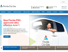 Tablet Screenshot of floridacitygas.com